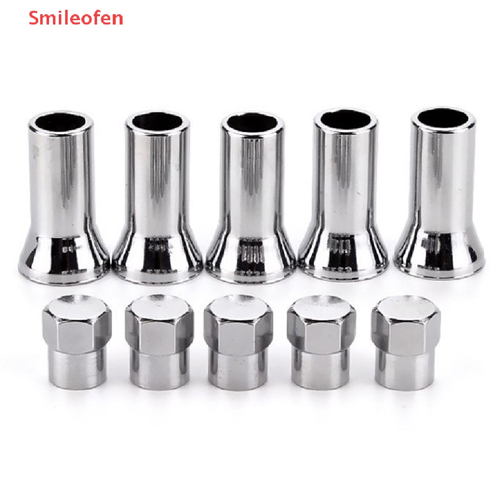 Set 10 Nắp Van Bánh Xe Hơi / Xe Tải TR414AC Có Tay Áo Mới