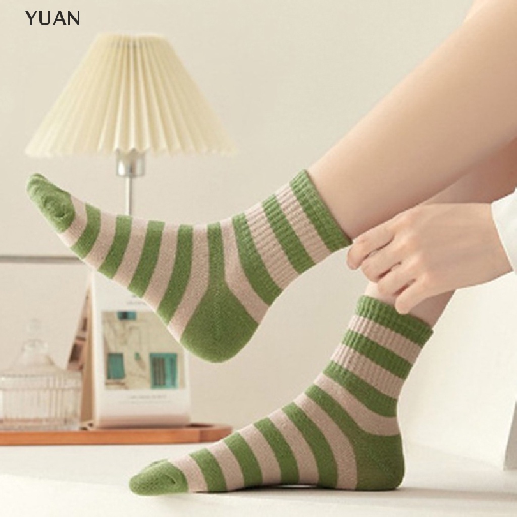 Đôi vớ CRLNHC cotton thấm hút mồ hôi chống trượt họa tiết hoạt hình dành cho nữ
