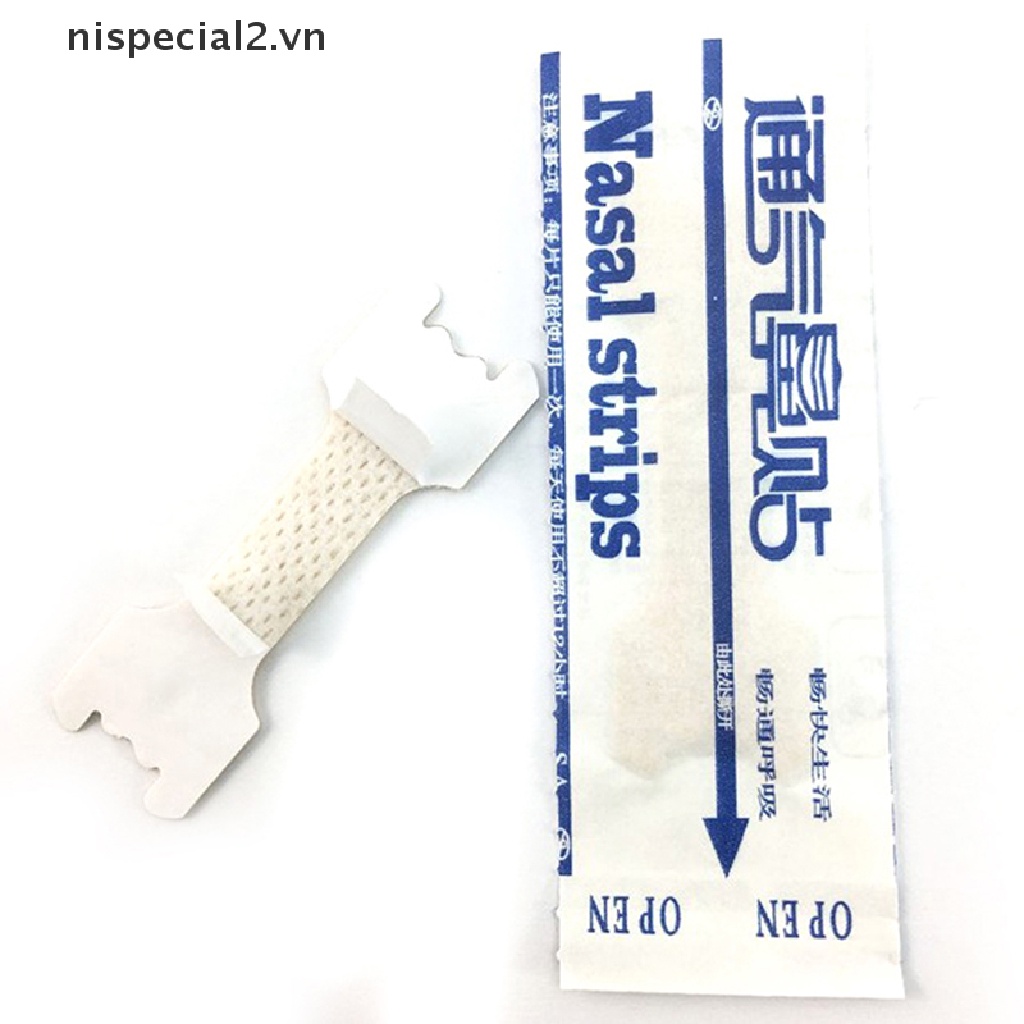 Bộ 50 Miếng Dán Mũi Chống Ngáy Khi Ngủ Tiện Dụng