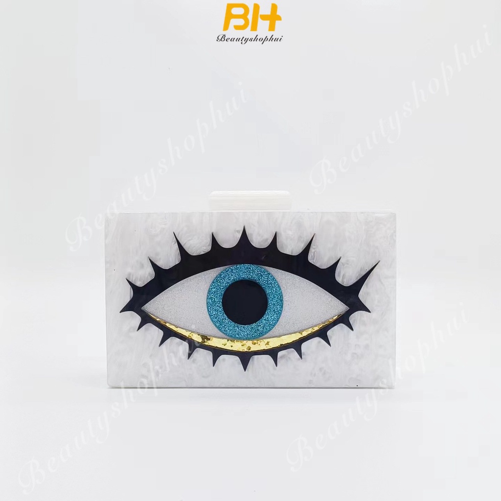 Túi Xách Đeo Chéo Dây Xích Chất Liệu Acrylic Mới 2023