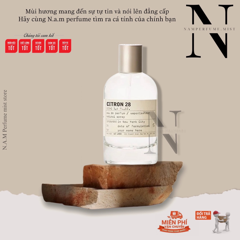 L e l a b o  - Citron 28  EDP | Nước hoa unisex | Phong Cách và Cá Tính