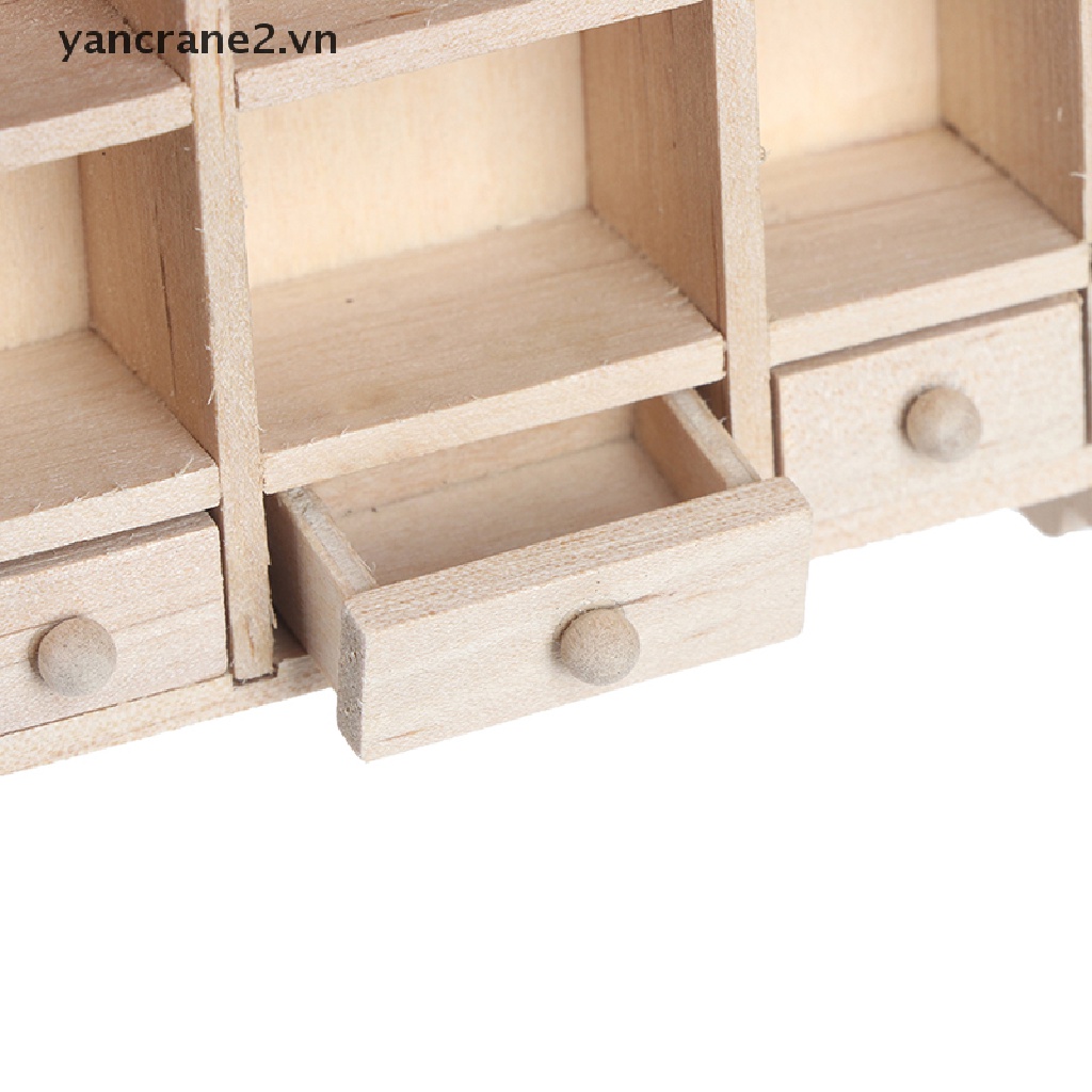 Mô Hình Tủ Quần Áo Búp Bê Tỉ Lệ 1 / 12 {YAN2} 1 / 12