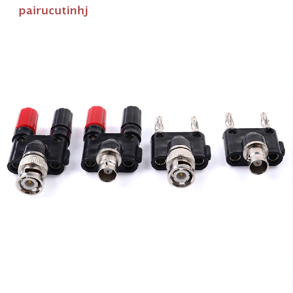 Cặp Đầu Nối RF Chuyển Đổi Từ BNC Sang Hai Cổng Chuối 4mm Chuyên Dụng