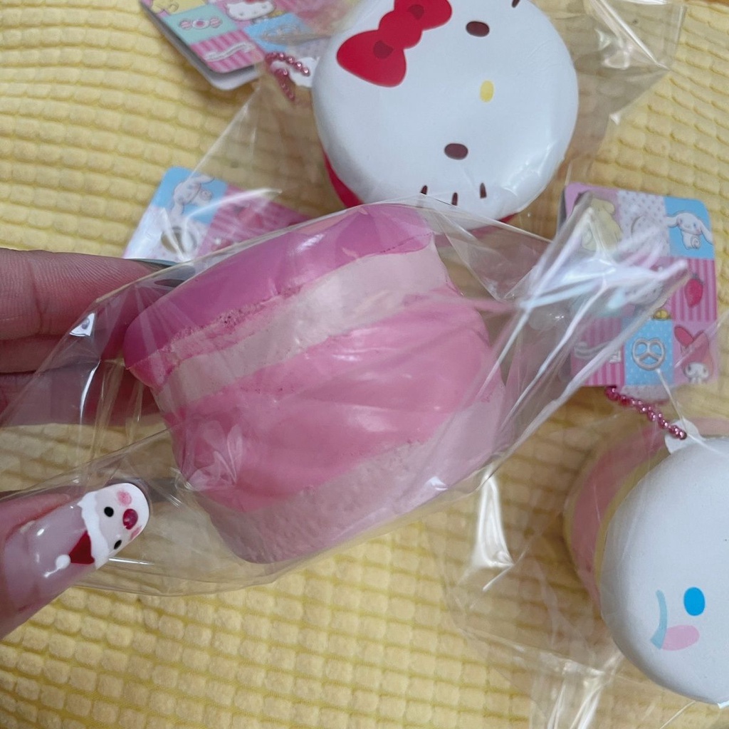 SANRIO Đồ Chơi Nắn Bóp Đàn Hồi Giảm Stress Hình Chú Chó Mèo