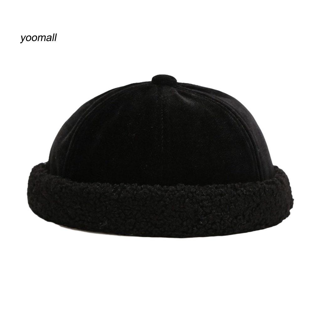 Mũ Beanie Nhung Dày Không Vành Màu Trơn Điều Chỉnh Được Kích Cỡ Được Màu Sắc Dành Cho Bạn Nữ