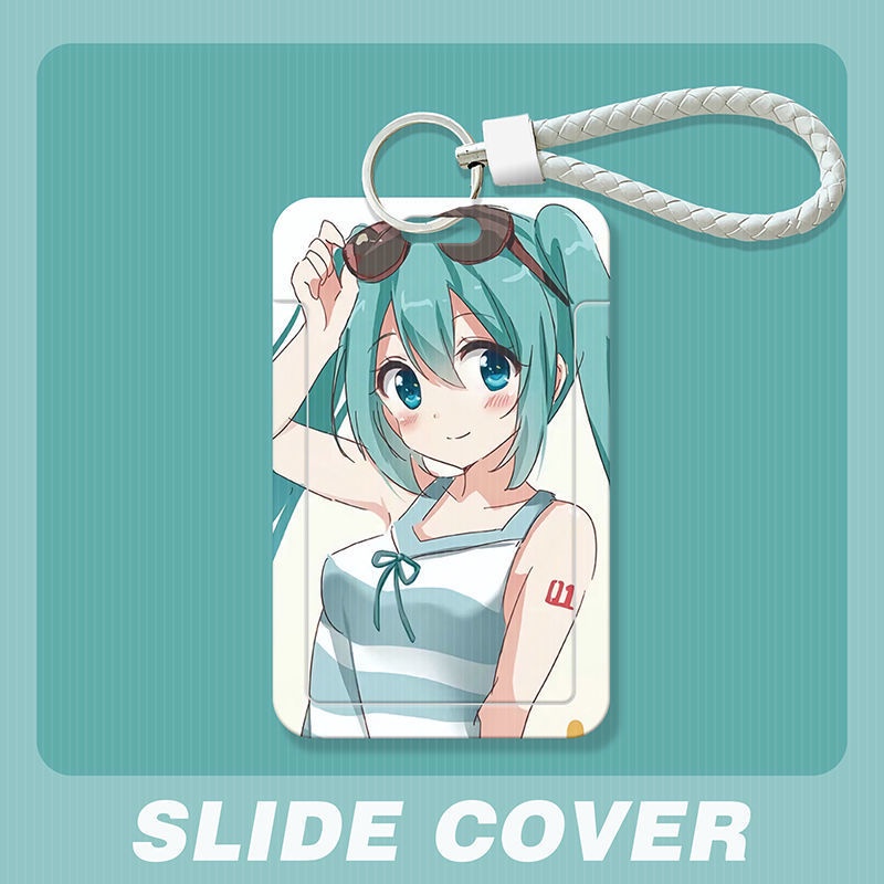 Vỏ Bọc Bảo Vệ Tài Liệu Xe Buýt Hình Hatsune Miku Đáng Yêu