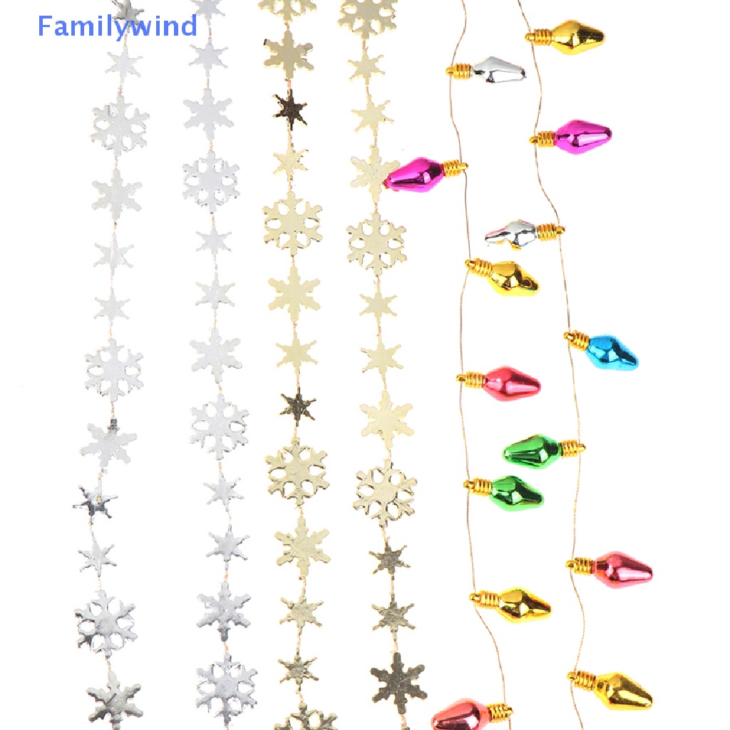 Dây Đèn Led 1M Hình Bông Tuyết Mini Trang Trí Nhà Búp Bê