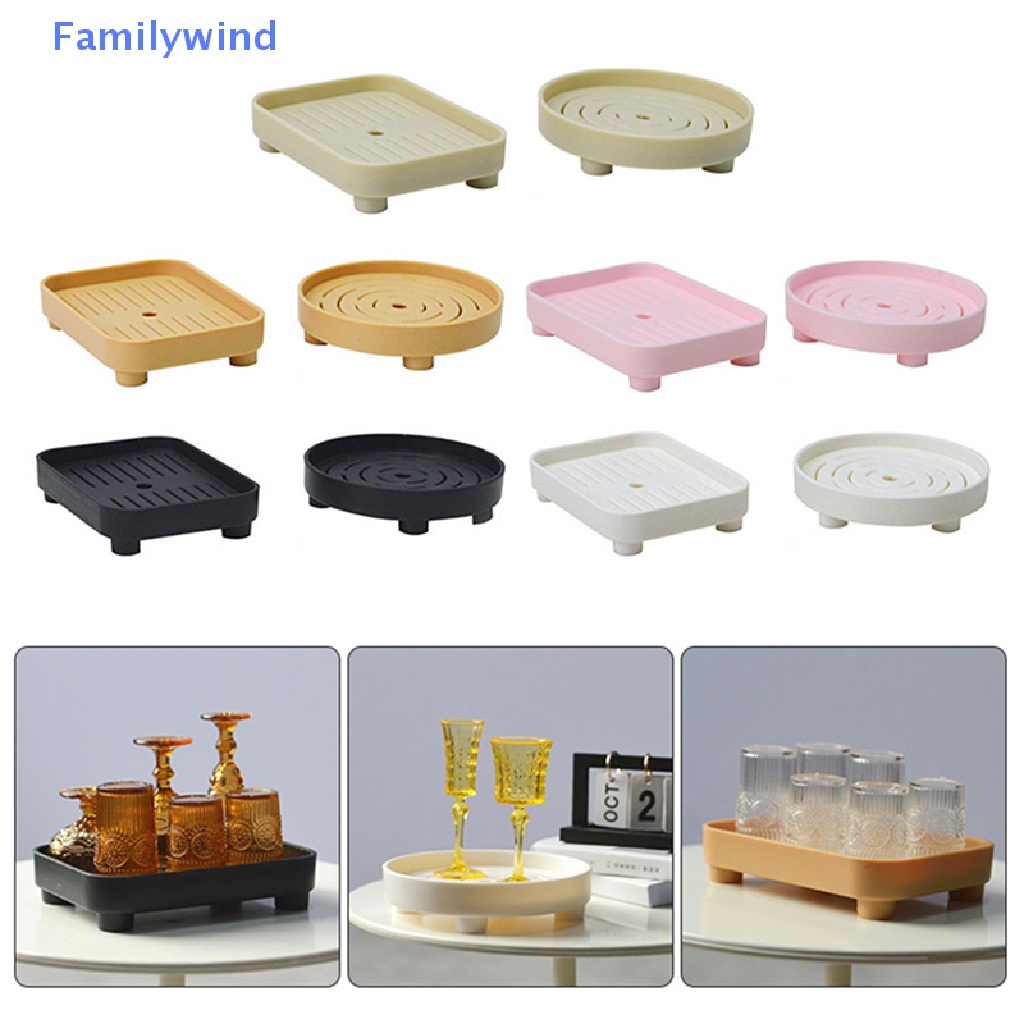 1 Bộ Khay Đựng Trà / Trái Cây Trang Trí Nhà Búp Bê