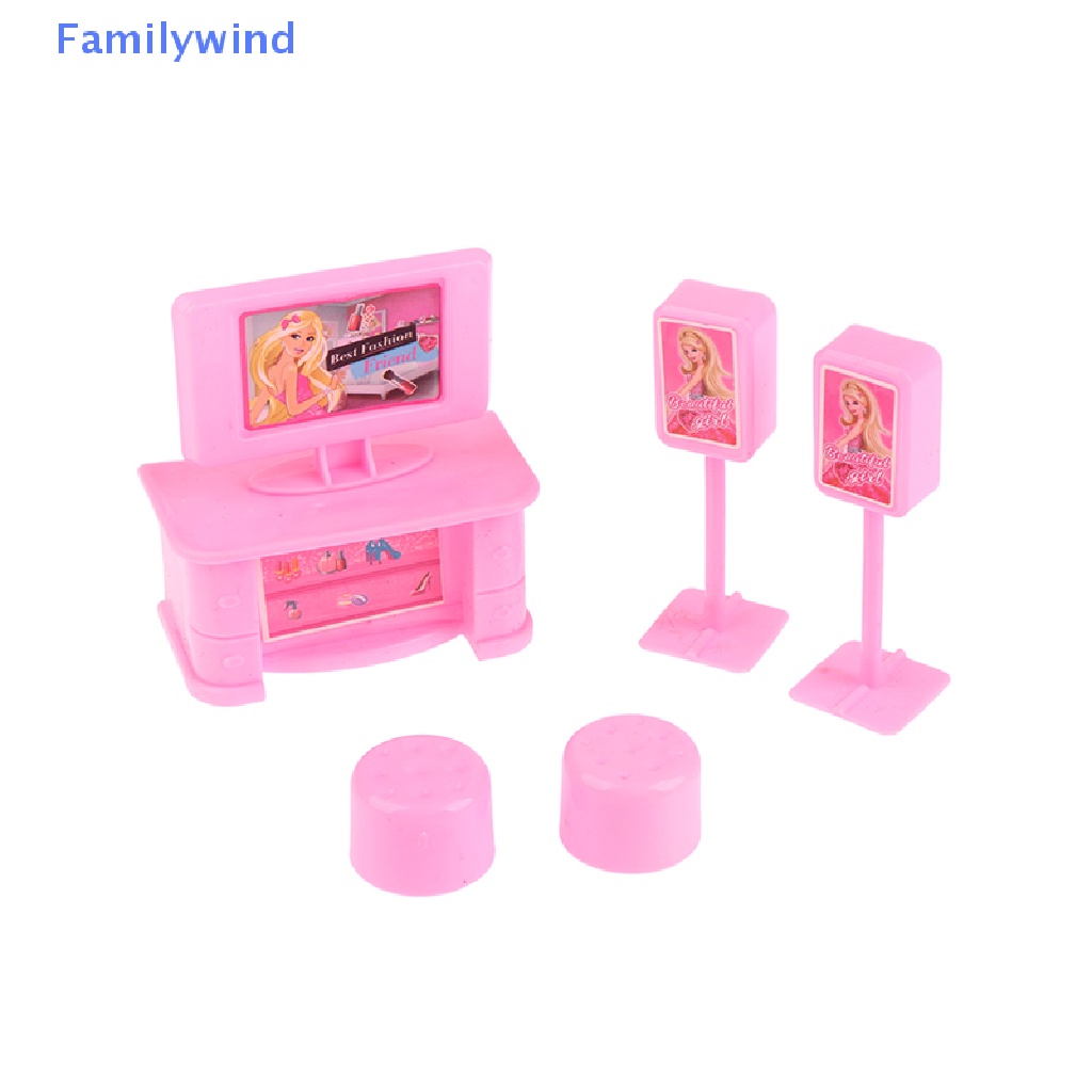 Set 5 Mô Hình TV Tỉ Lệ 1: 12 Dùng Để Trang Trí Nhà Búp Bê