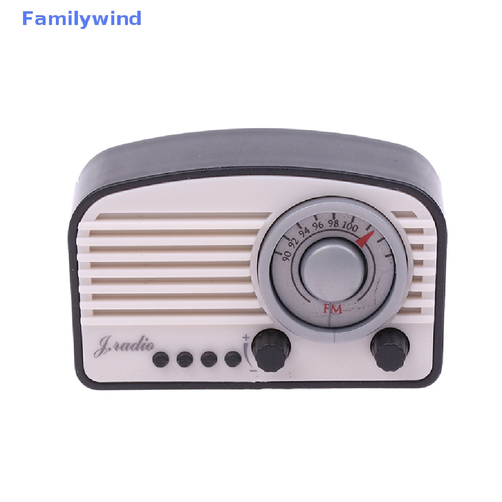 Mô Hình Radio Mini Trang Trí Nhà Búp Bê Phong Cách Retro