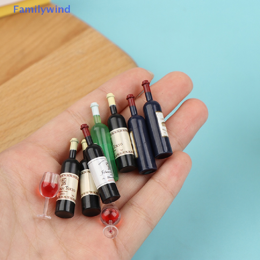 Mô Hình Chai Rượu Mini Trang Trí Nhà Búp Bê Tỉ Lệ 1: 12