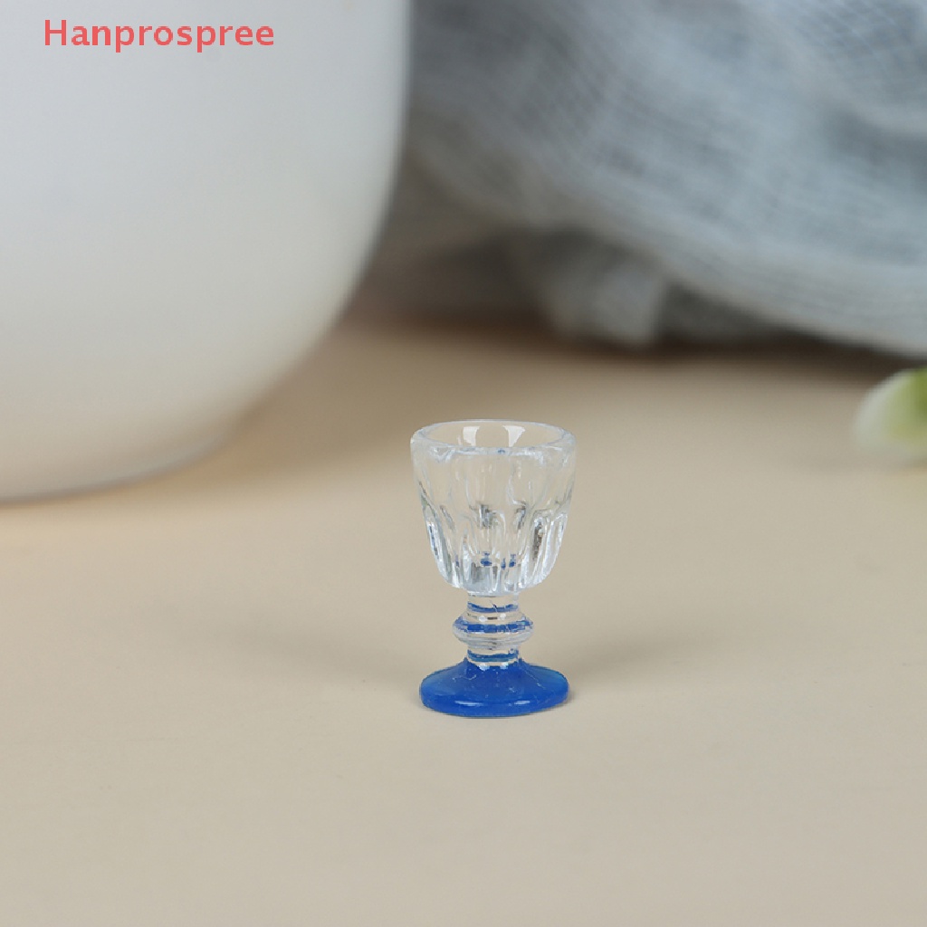Bộ 4 Ly Uống Rượu Mini Trong Suốt Dùng Trang Trí Nhà Búp Bê