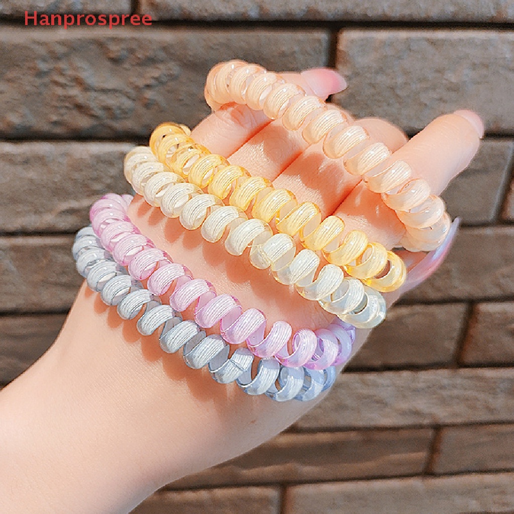 Dây Buộc Tóc Màu Thạch Trong Suốt Phong Cách Hàn Quốc Cho Nữ