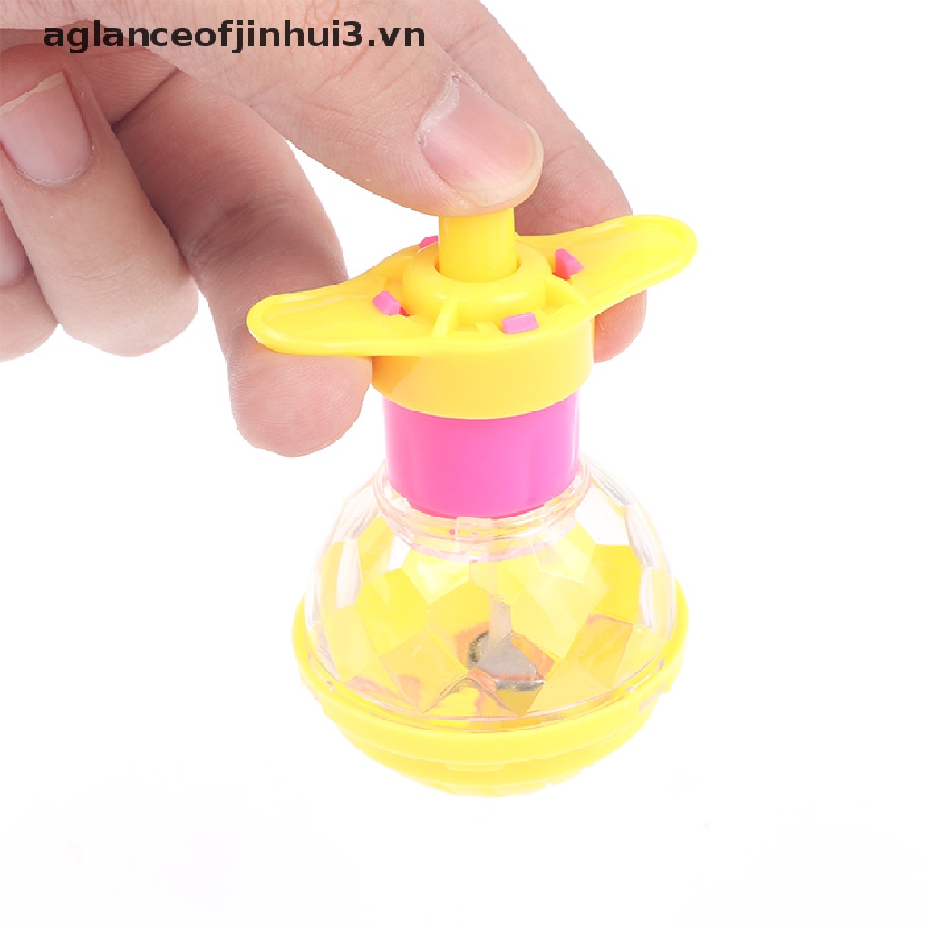 ~ Afhvn ~ Con Quay Đồ Chơi Spinner Có Đèn Nhấp Nháy Đầy Màu Sắc Cho Trẻ Em.