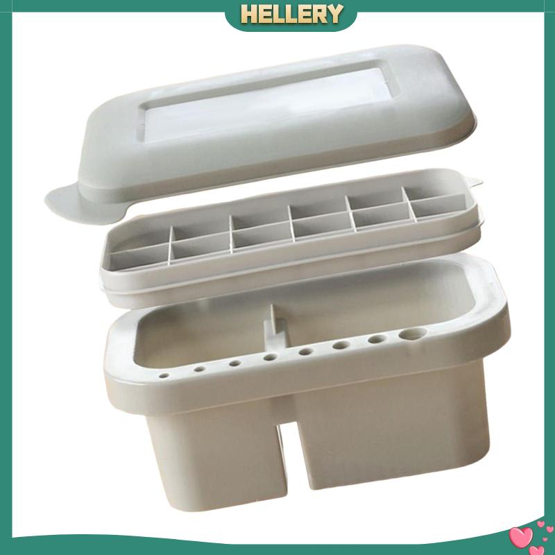 Xô Rửa Cọ Vẽ 2 Trong 1 Bằng Acrylic Kèm Tấm Làm Sạch