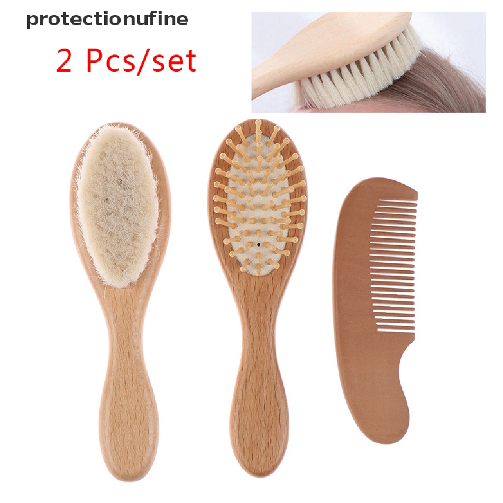 Set 2 Lược Chải Tóc Mềm Mại Mát Xa Da Đầu Cho Bé PR3VN