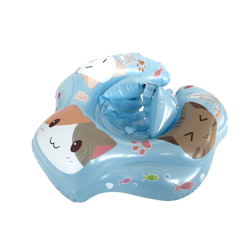 Phao Bơi Đeo Cổ An Toàn In Họa Tiết Hoạt Hình Dễ Thương Cho Bé 3 Tháng - 1.5 Tuổi