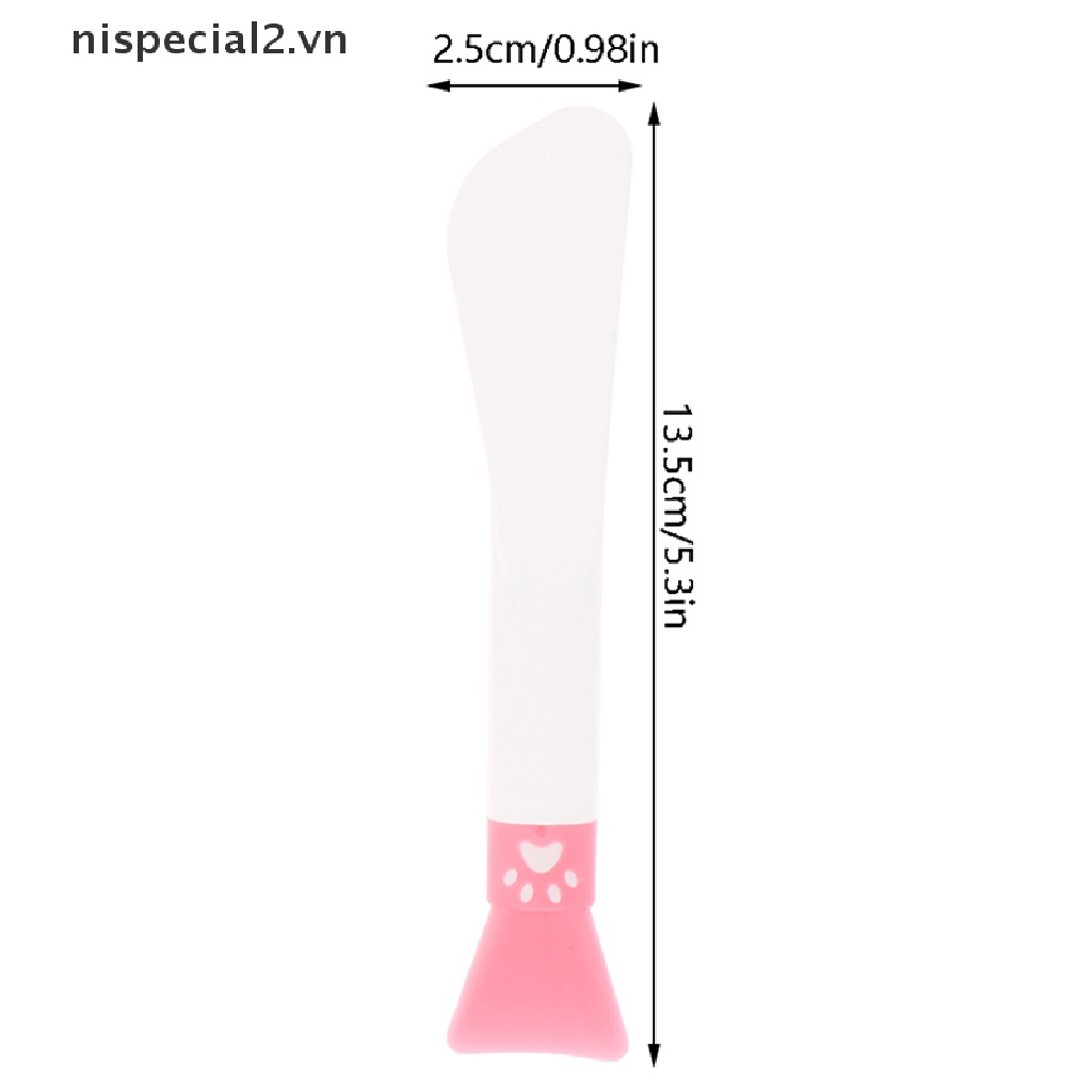 1 Cọ Trang Điểm Hai Đầu Bằng Silicon Chuyên Nghiệp