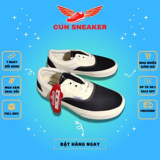 Giày thể thao vans era comfycush chuẩn sc full box, giày vans era comfycush 'black marshmallow' full size nam nữ