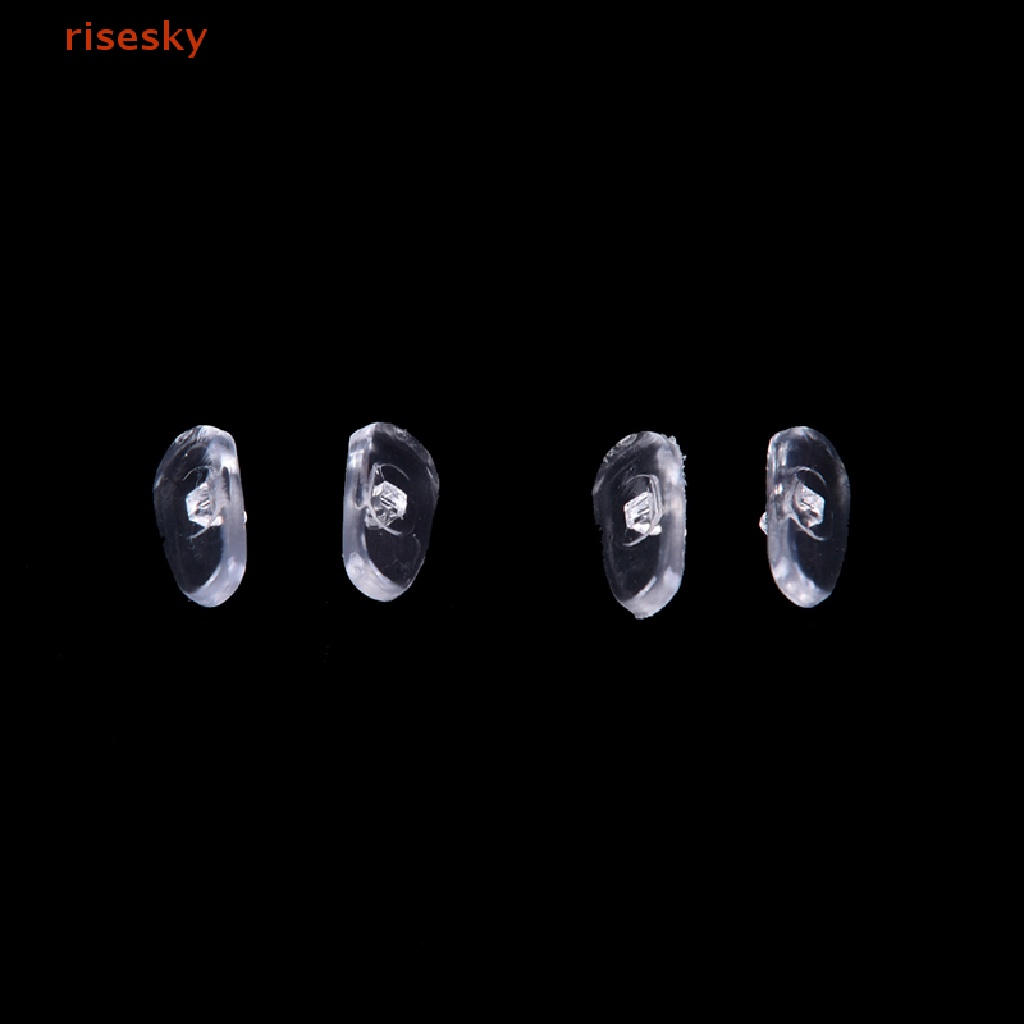 Set 50 Cặp Đệm Mũi Silicone Hình Oval Cho Mắt Kính