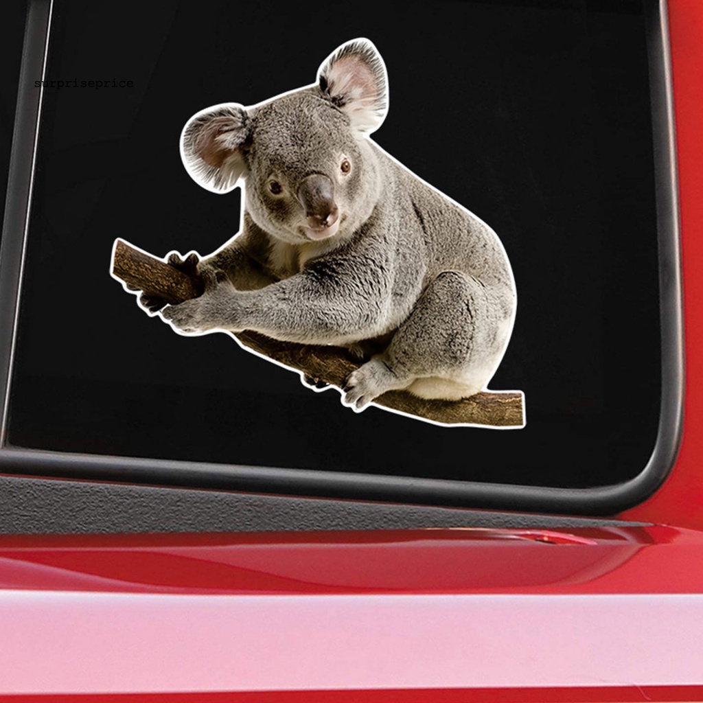 Sticker PVC Dán Tường / Cửa Sổ In Hình Gấu Koala Graffiti Chống Nước Trang Trí Phòng Bé