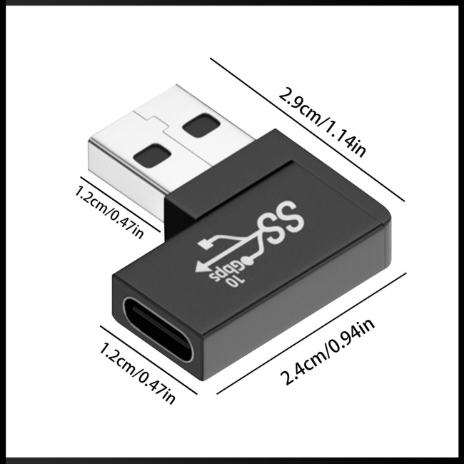 Đầu Chuyển Đổi Usb A Male Sang Type-C Female Usb3.1 Gen 2 Adapter 10gbps Cho Điện Thoại
