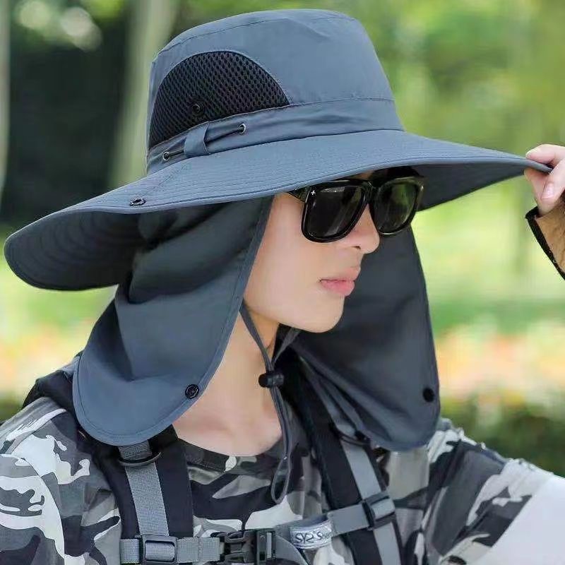 Mũ Tai Bèo Chống Nắng Chống Thấm Nước Che Phủ Toàn Diện Thời Trang Mùa Hè Cho Nam