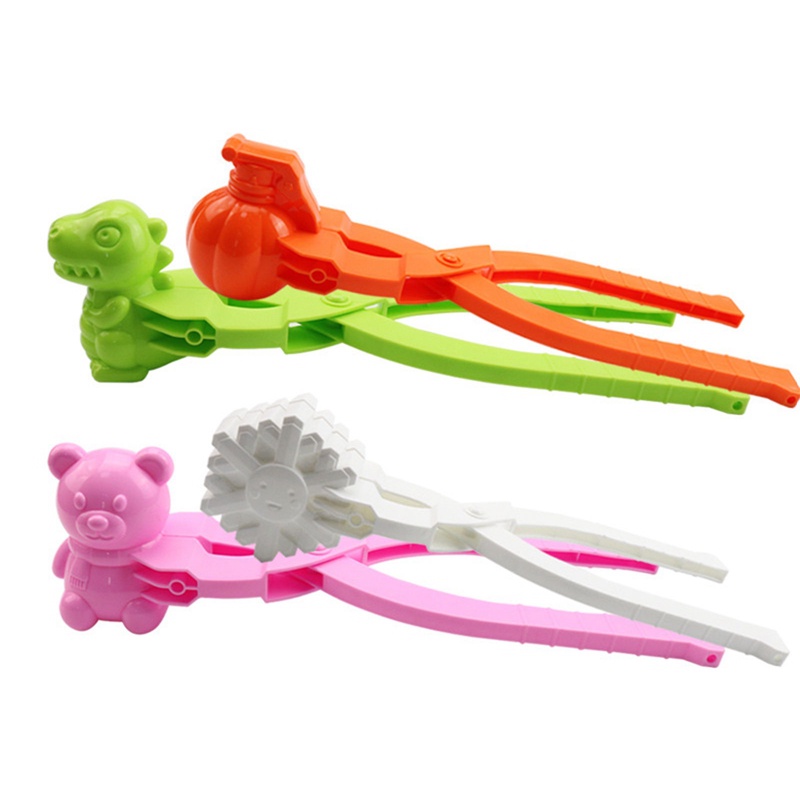 Bộ 4 Dụng Cụ Kẹp Tạo Hình Đất Sét Cho Bóng Tuyết Tiện Dụng