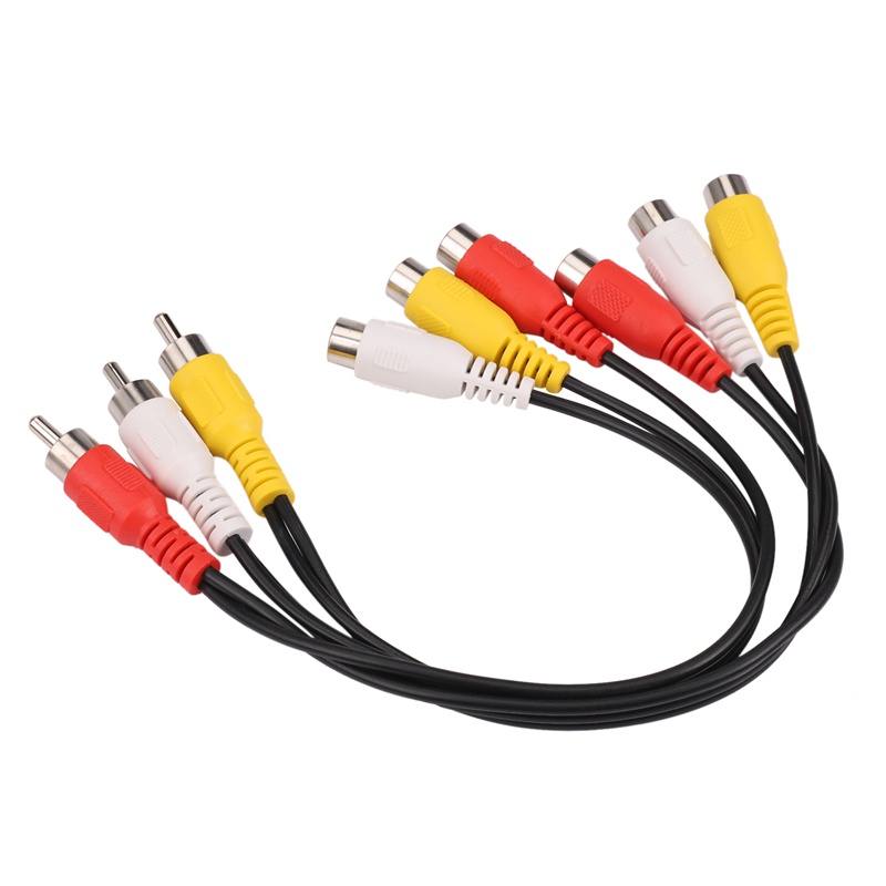 (MớI) Cáp Chia Âm Thanh / Video 3 RCA ĐầU CắM Sang Lỗ CắM