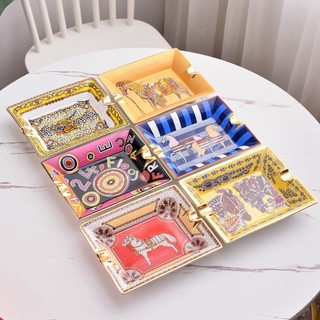 Gạt Tàn Thuốc Hermes Đáy Da Thật 7 Kiểu