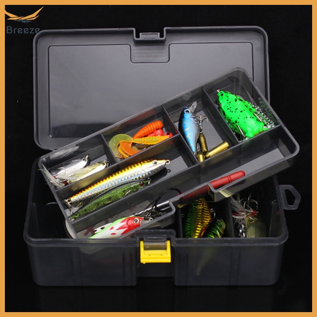 Hộp Đựng Mồi Câu Cá 2 Tầng Có Thể Điều Chỉnh Tiện Dụng