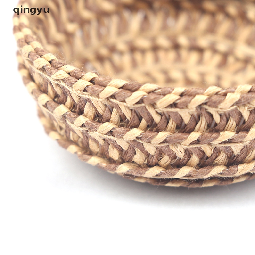 Giỏ Đan Đựng Trái Cây / Thực Phẩm Tỉ Lệ 1: 12 1: 6 Trang Trí Nhà Búp Bê