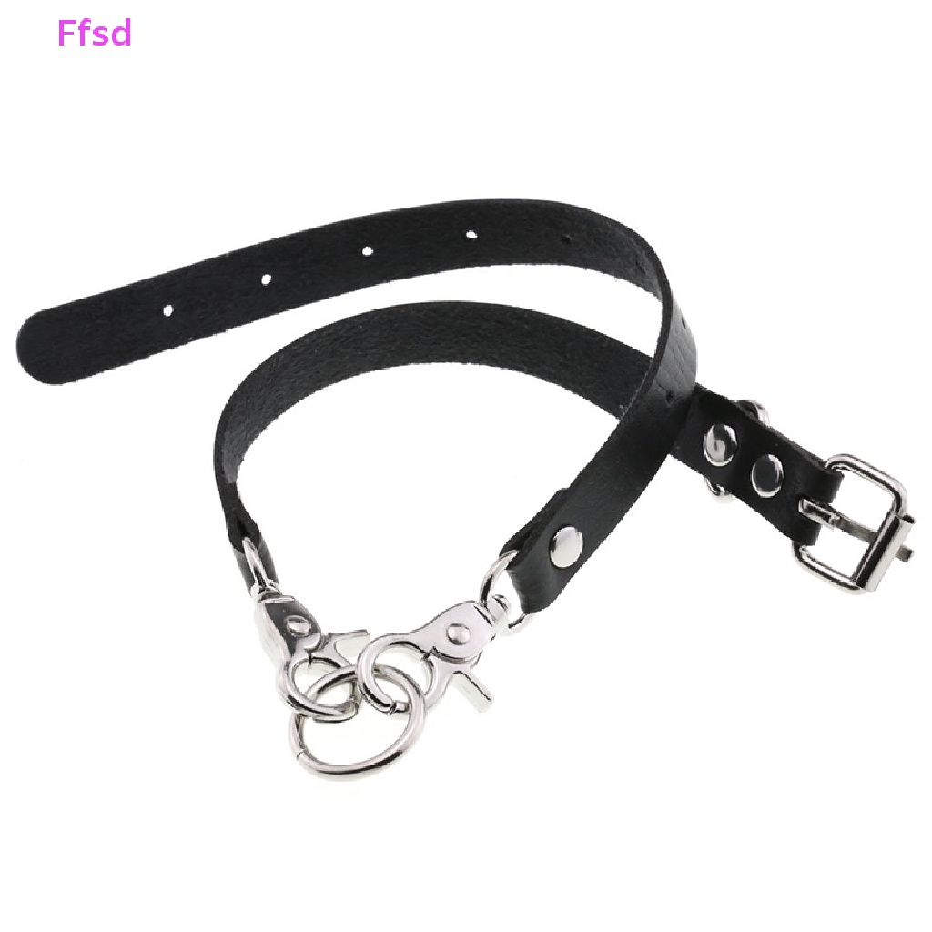 {Ffsd} Vòng Cổ Choker Da Phong Cách Gothic Punk Bằng Kim Loại Cho Nam Và Nữ