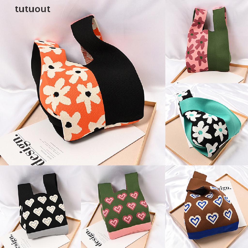 1 Túi Đeo Chéo Dệt Kim Thời Trang Boho Cho Nữ