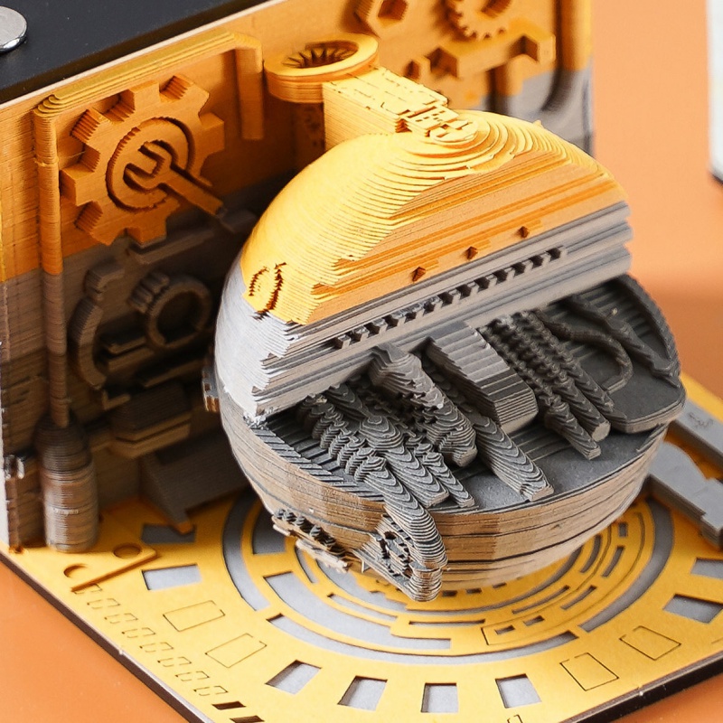Giấy Note 3d Hình Trái Đất Sáng Tạo Trang Trí Quán Cà Phê