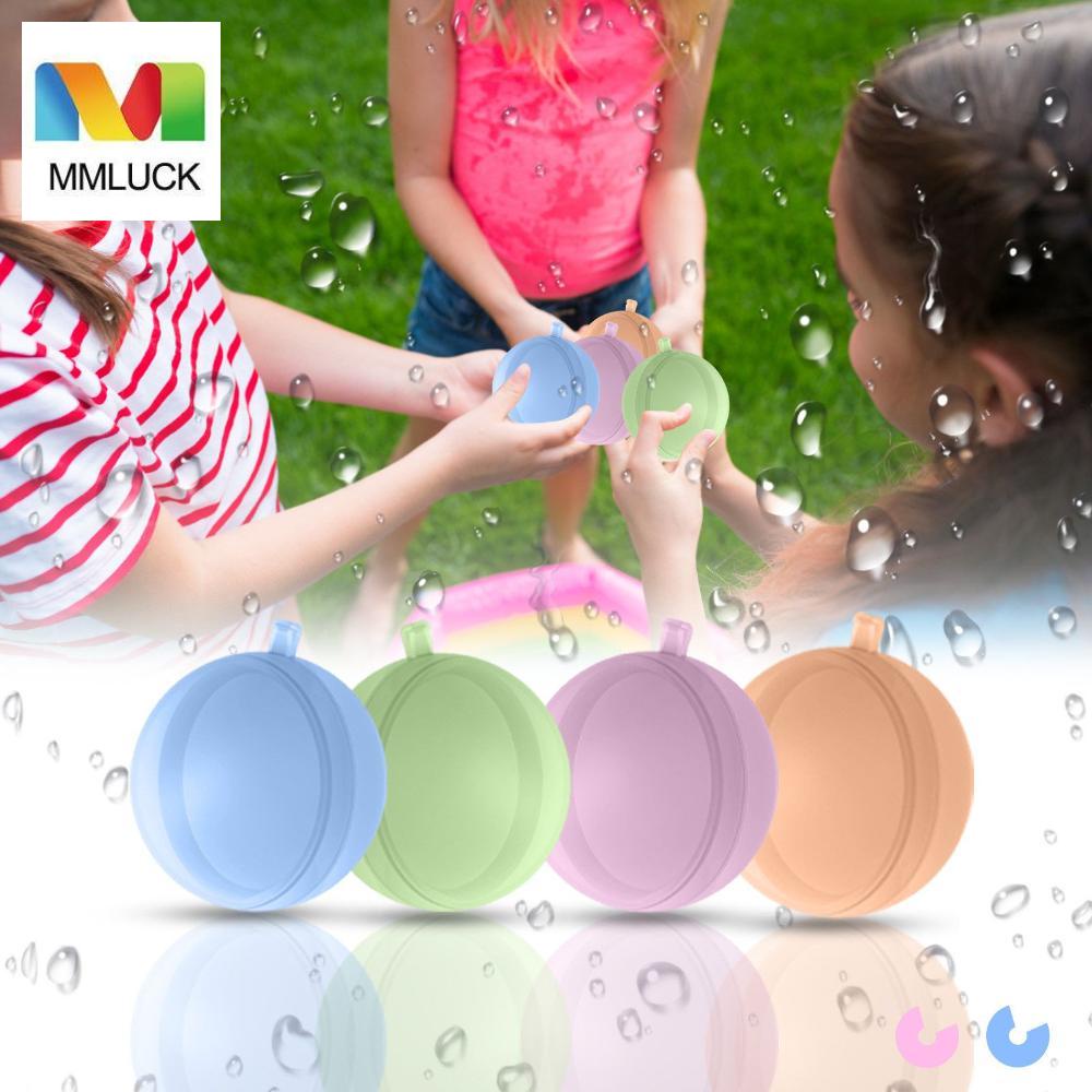 Bong Bóng Nước Bằng Silicon Mềm Dành Cho Trẻ Em Chơi Ngoài Trời Vào Mùa Hè