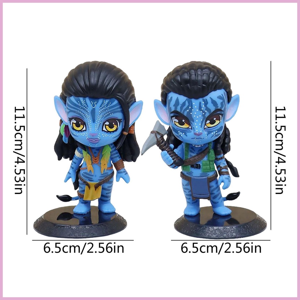 Set 2 Nhân Vật Phim Jake Sully Neytiri Colonel Miles Quaritch