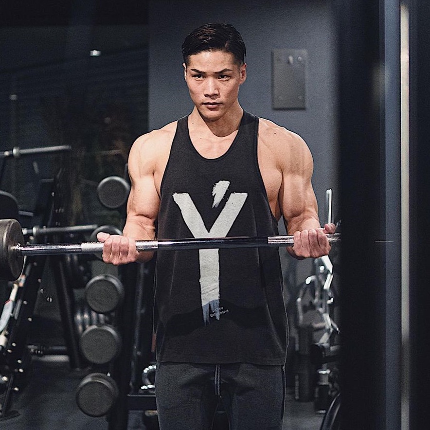 Áo Ba Lỗ Dáng Rộng Chữ I Cỡ Lớn Phong Cách Mới Hợp Xu Hướng Mùa Hè Cho Nam Tập Thể Dục Nâng Tạ Ngoài Trời