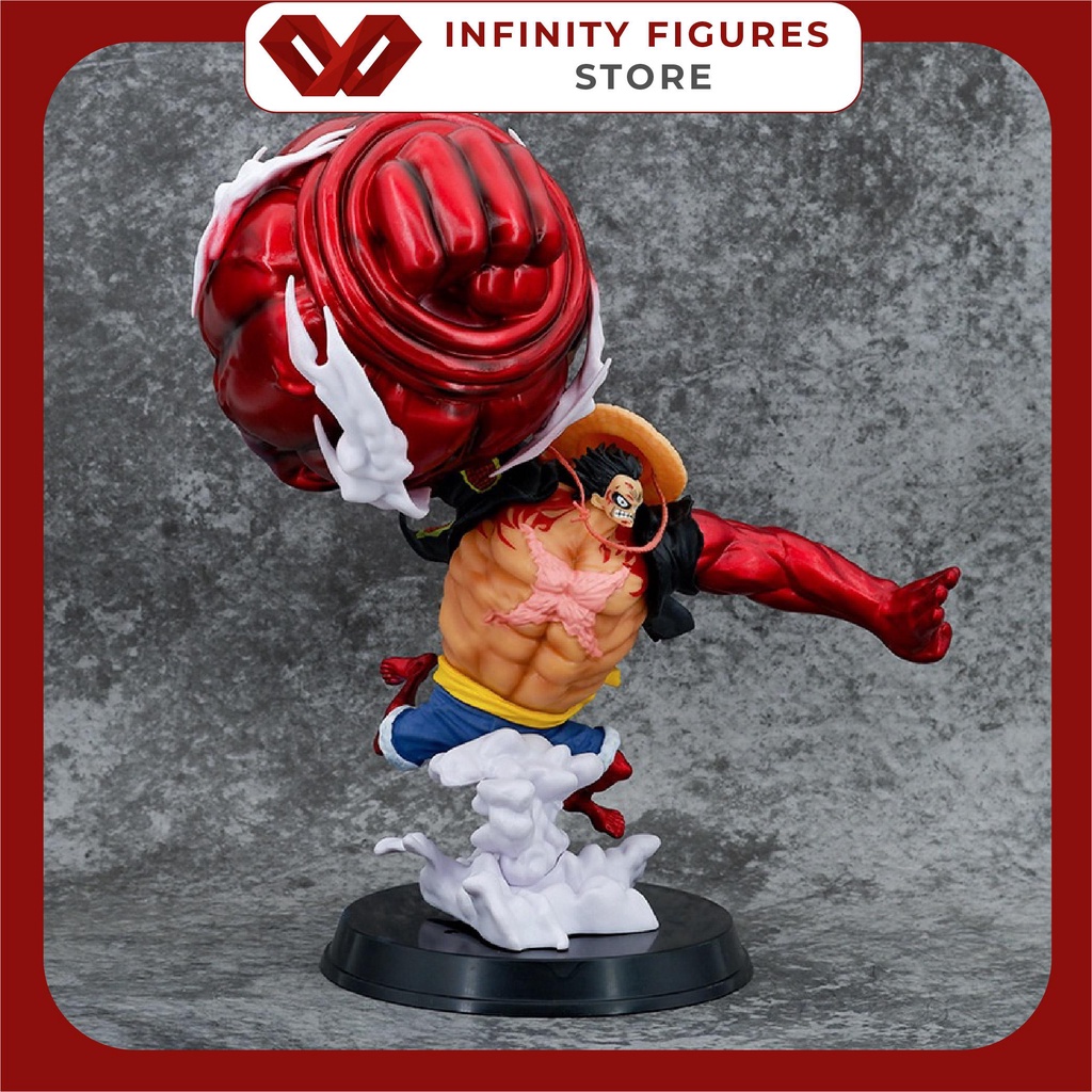 Mô hình nhân vật LUFFY GEAR 4 cao 30cm sắc nét | Figure anime one piece vua hải tặc sưu tầm trang trí nhá cửa