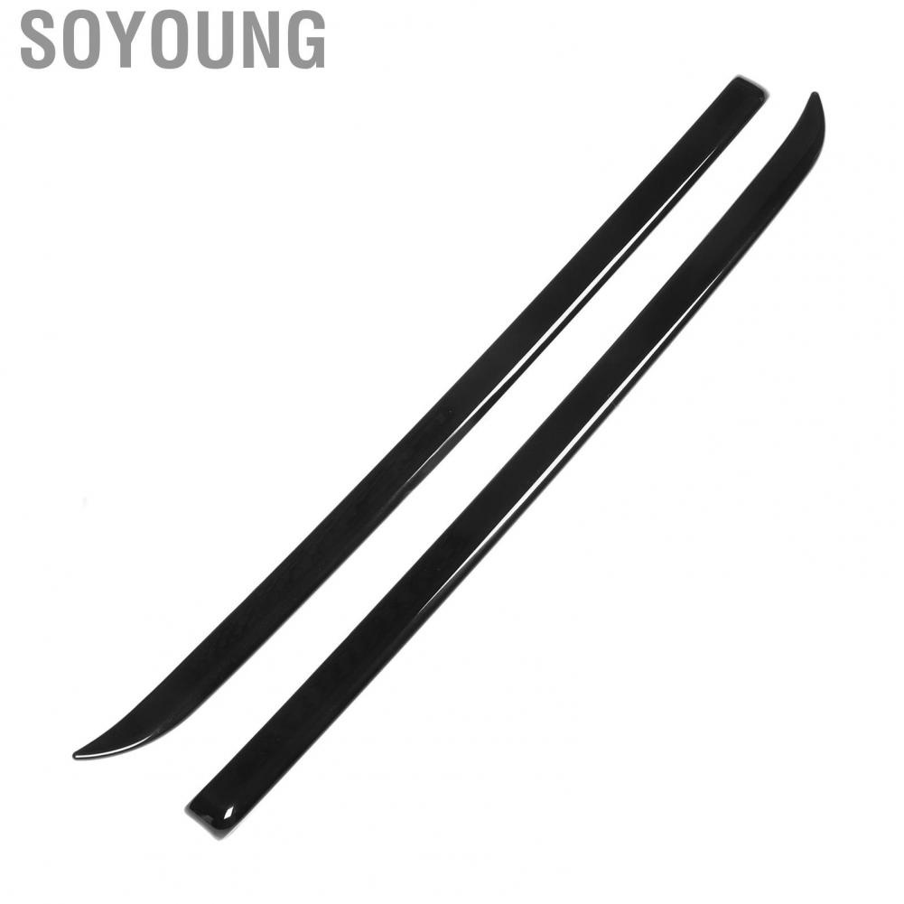 Soyoung Bumper Corner Edge Cover Trim  Rear Protection Impact Resistant Easy To Install 2 Pcs Flexible for Car