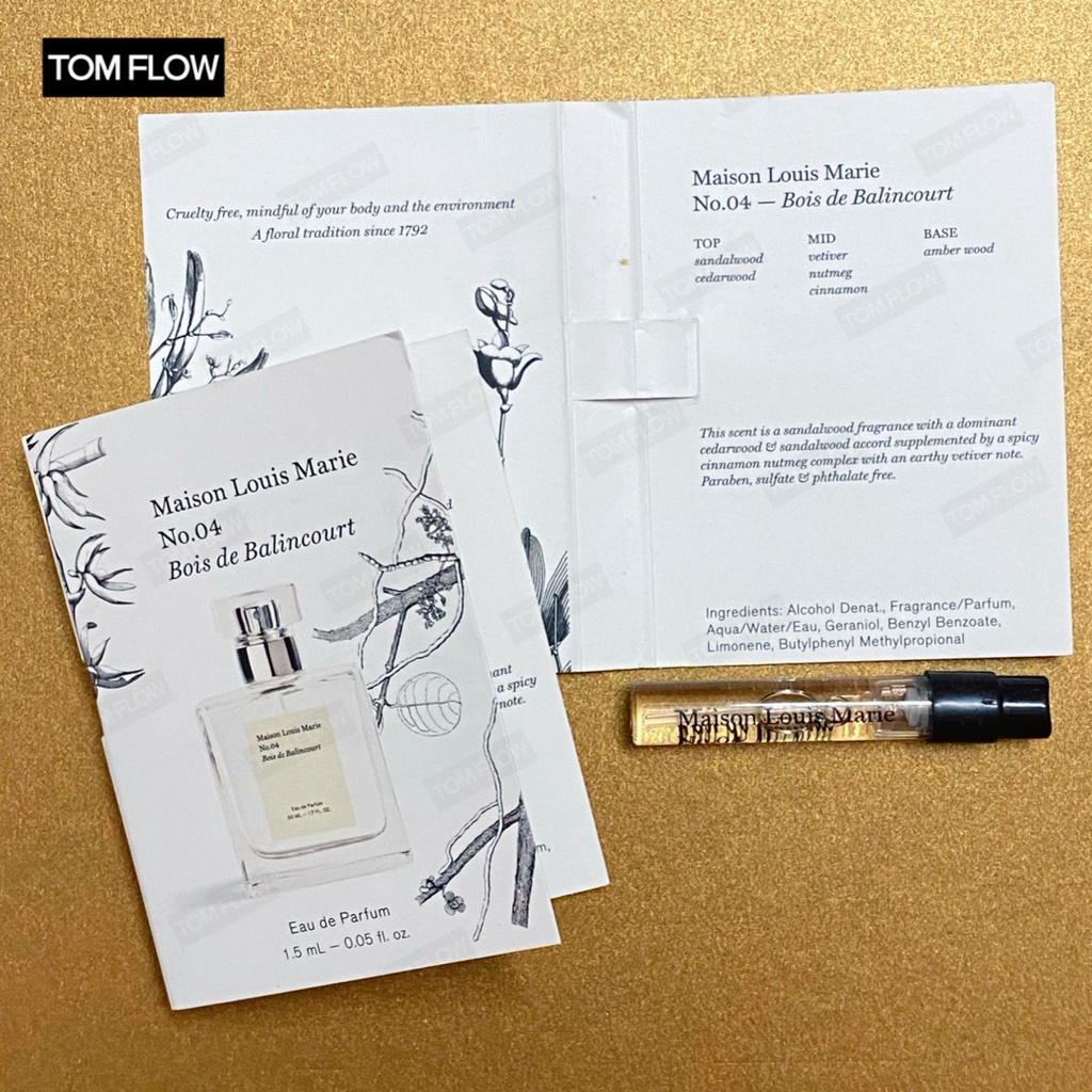 Vial Mẫu Thử Nước Hoa - Maison Louis Marie No.04 1.5ML | TOMFLOW - Nước Hoa Chính Hãng