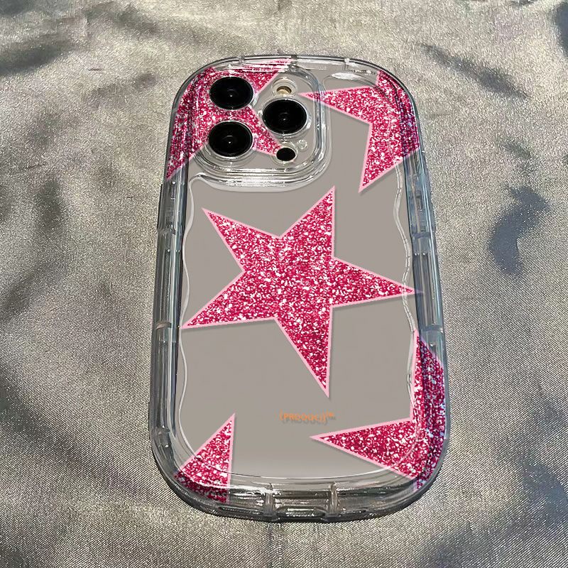 ✅Ốp Điện Thoại Mềm Trong Suốt Chống Sốc Đính Sequin Hình Ngôi Sao Cho Iphone 13 Xr Iphone14Promax xs 7 / 128p11