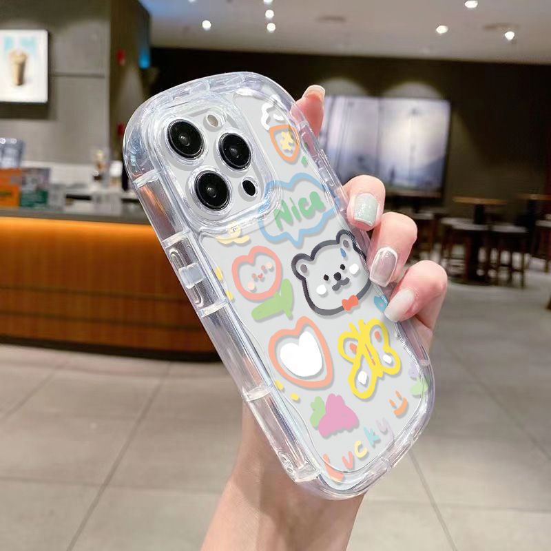 ✅Ốp Điện Thoại Mềm Chống Sốc Họa Tiết graffiti Cho Iphone Xs / xr 118p 137 promax 12iPhone14 C2KE