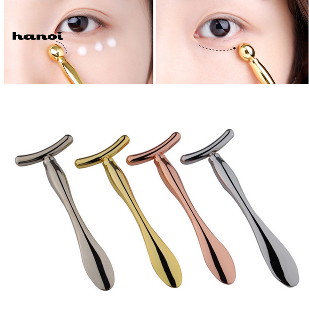 Bộ 2 Dụng Cụ Mát Xa Mắt Loại Bỏ Bọng Mắt Hình Chữ U Bằng Hợp Kim Kẽm