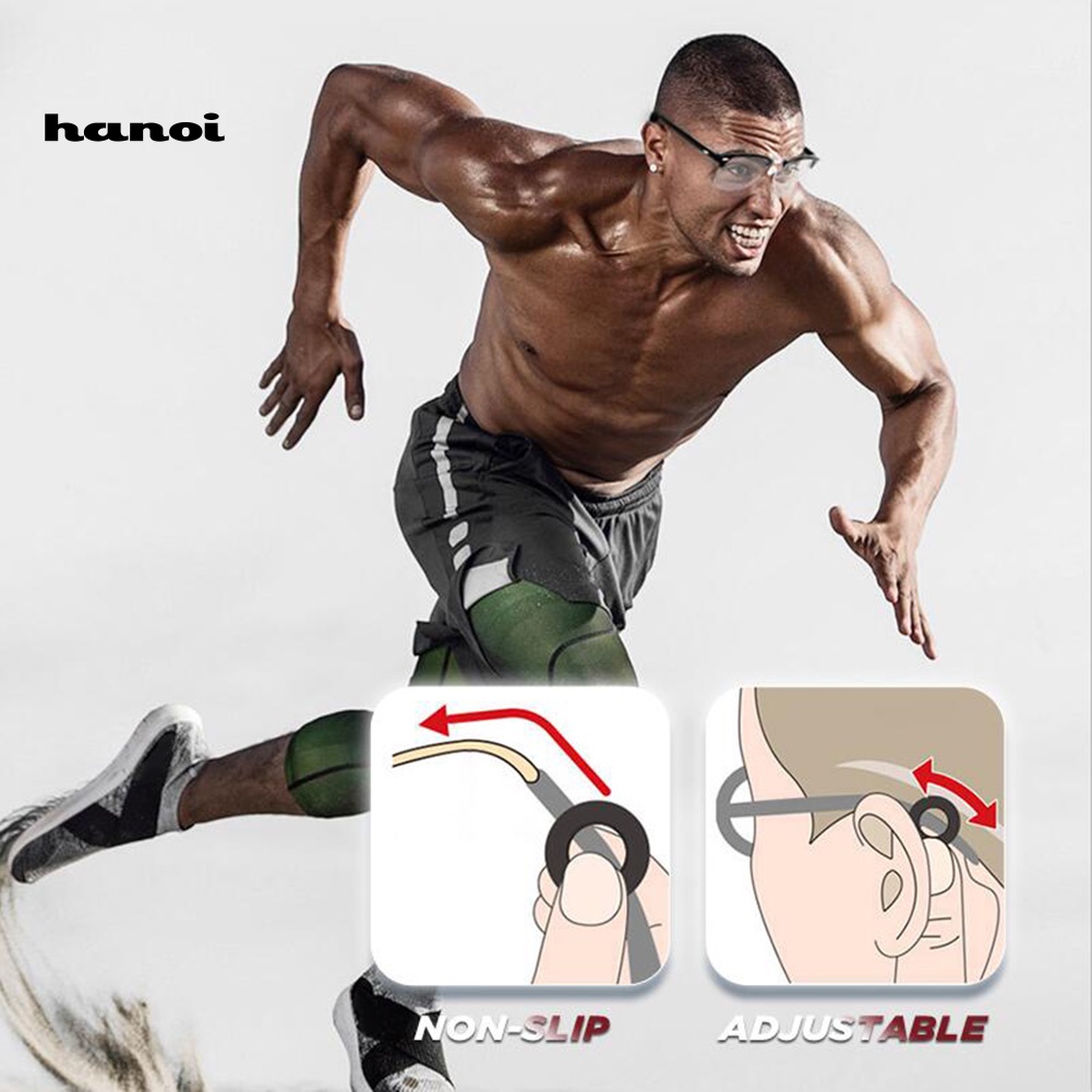 Set 10 Cặp Móc Tròn Bằng Silicon Mềm Chống Trượt Dùng Để Cố Định Tai Khi Chơi Thể Thao