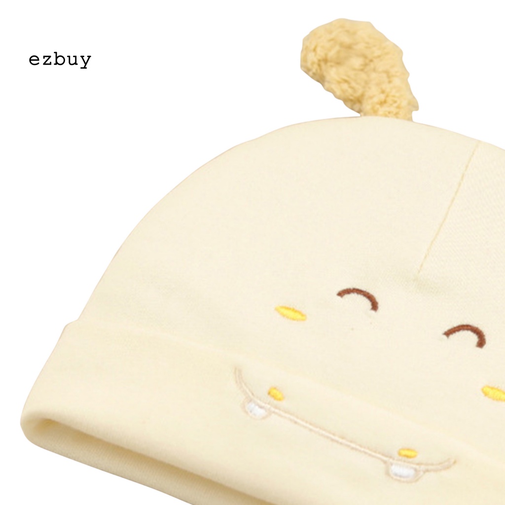 Mũ Cotton Giữ Ấm Thân Thiện Với Da Dễ Thương Cho Bé 0-2 Tháng Tuổi