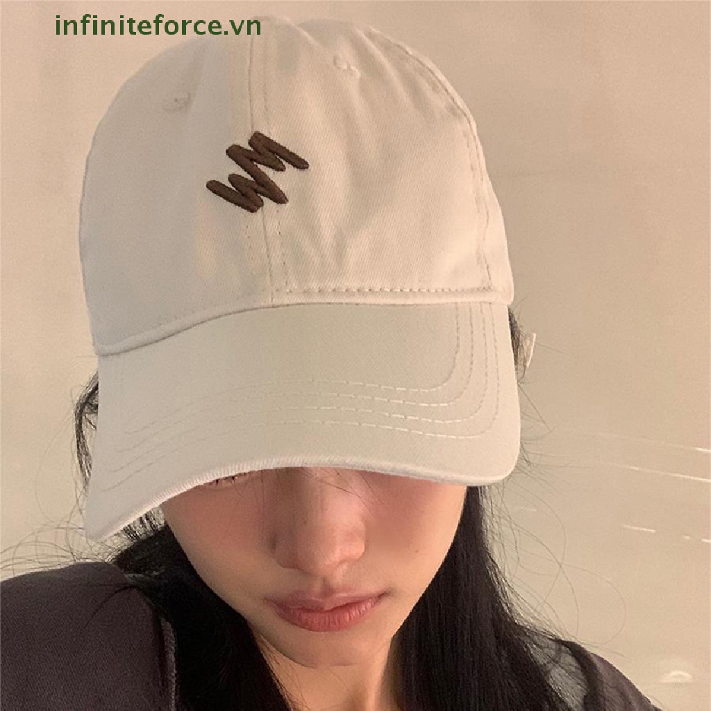 Mũ Lưỡi Trai Thêu Chữ Chất Liệu Cotton Mỏng Điều Chỉnh Được Cho Nam Nữ