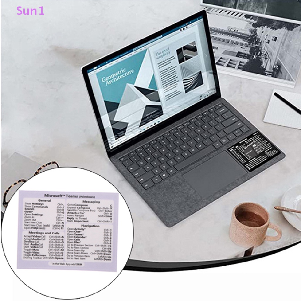 Sun1 > MS Teams (Dành Cho PC + Web) Miếng Dán Bàn Phím Tắt Tạm Thời Tốt