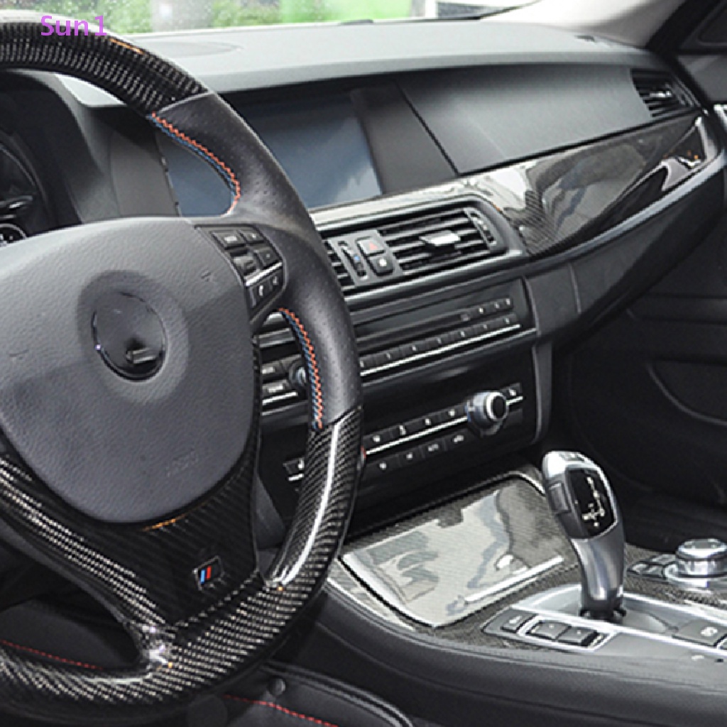 Phim Dán 5D 20 * 152cm Màu Đen Bằng Sợi Carbon Trang Trí Xe Hơi