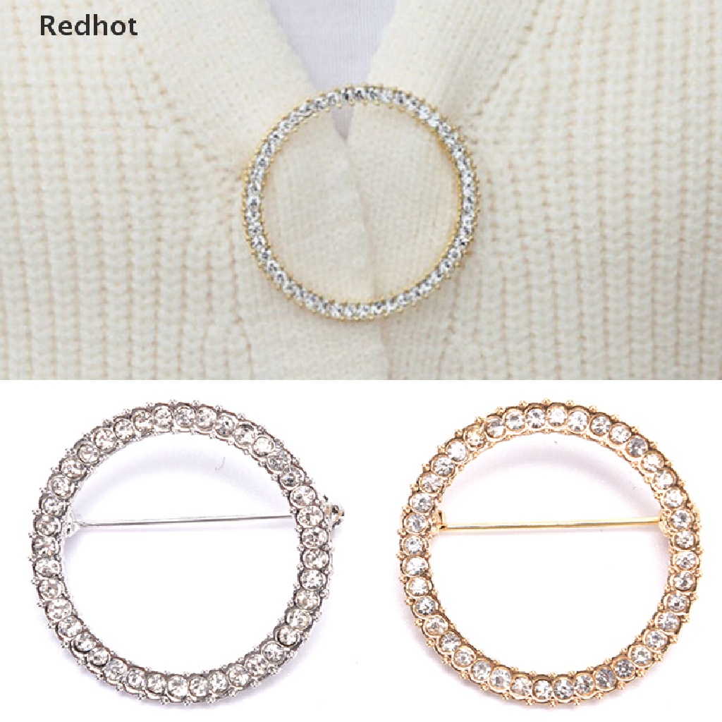&lt; Redhot &gt; Giá Đỡ Kẹp Pha Lê Tròn Đơn Giản Phụ Kiện Trang Sức Làm Quà Tặng Cho Nữ Giảm Giá